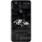 NFL Baltimore Ravens Black & White Google Pixel 5a Skin